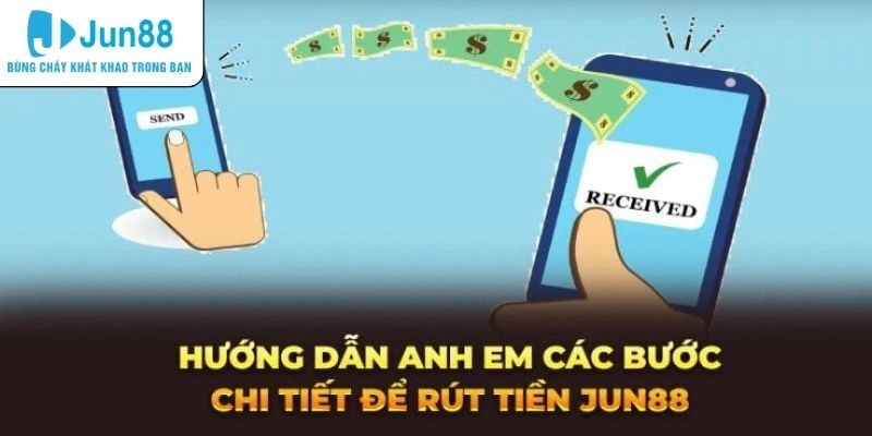 Quy trình rút tiền nhanh chỉ trong 3 bước